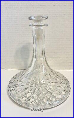 Ship's Decanter With Stopper. Lead Glass, Vintage May Be Waterford But Not Sure