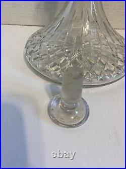 Ship's Decanter With Stopper. Lead Glass, Vintage May Be Waterford But Not Sure