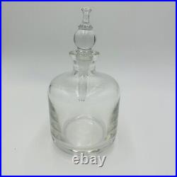 Spiegelau Decanter Bottle Lidded Crystal Home Decor Vintage Lid Glass Clear