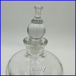 Spiegelau Decanter Bottle Lidded Crystal Home Decor Vintage Lid Glass Clear