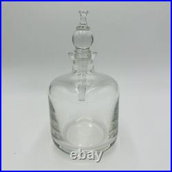 Spiegelau Decanter Bottle Lidded Crystal Home Decor Vintage Lid Glass Clear