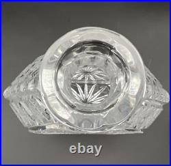 Stunning Vintage Bohemia Podebrady Czech Crystal Cut Glass 12 Decanter