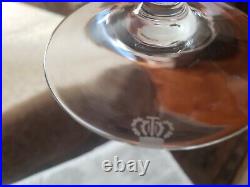 THERESIENTHAL Germany Connoisseur Etched Crystal Wine Glasses