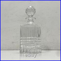 Tiffany & Co. Crystal Decanter with Stopper. 10.5 inch Tall Vintage Barware