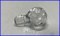 Tiffany & Co. Crystal Decanter with Stopper. 10.5 inch Tall Vintage Barware