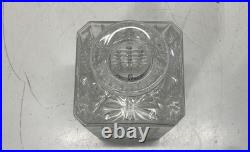 Tiffany & Co. Crystal Decanter with Stopper. 10.5 inch Tall Vintage Barware
