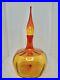 VHTF-Vintage-MCM-Blenko-Glass-6417-Pumpkin-Decanter-18-5-Withflame-Stopper-01-jba