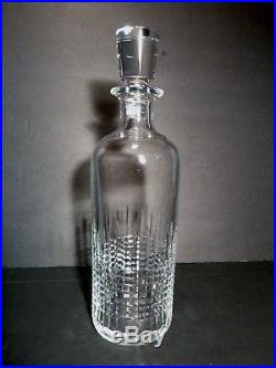 VINTAGE Baccarat Crystal NANCY (1909-) Spirit Decanter 11 1/2 Made in France