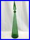 VINTAGE-EMPOLI-GLASS-GENIE-BOTTLE-DECANTER-with-STOPPER-21-5-TALL-GREEN-01-ykmk