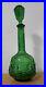 VINTAGE-EMPOLI-ITALIAN-DARK-GREEN-GLASS-ZODIAC-GENIE-BOTTLE-DECANTER-With-STOPPER-01-syo