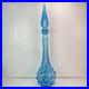 VINTAGE-MCM-19-5-BLUE-BUBBLE-EMPOLI-GENIE-BOTTLE-DECANTER-WithSTOPPER-01-yzos