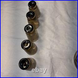 VINTAGE- MCM Bohemian Decanter Set 1950/60's 22k Gold. PLZ READ DESCRIPTION