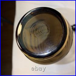 VINTAGE- MCM Bohemian Decanter Set 1950/60's 22k Gold. PLZ READ DESCRIPTION