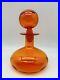 VINTAGE-Rainbow-Glass-Orange-GLASS-DECANTER-WITH-STOPPER-01-me