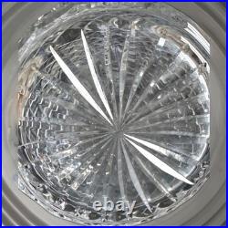 VINTAGE SILVER & CRYSTAL GLASS DECANTER AND SIX GLASSES MOSCOW / RUSSIA / 1960s