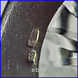 VINTAGE SILVER & CRYSTAL GLASS DECANTER AND SIX GLASSES MOSCOW / RUSSIA / 1960s