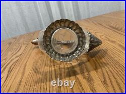 VINTAGE SILVER PLATED & GLASS DUCK DECANTER By SILEA GLASS 1970 FRANCE