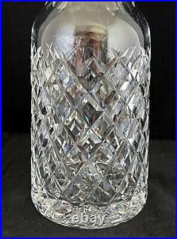 VINTAGE WATERFORD IRISH Cut Crystal 13.25 WINE DECANTER ALANA PATTERN