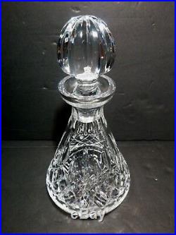 VINTAGE Waterford Crystal LISMORE (1957-) Roly Poly Decanter 10 1/2