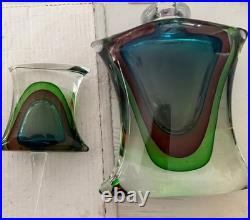 VTG 14 Murano Brandy Drink Bar Decanter Bottle Stopper Mazzuccato Gaetano Gino