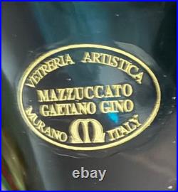 VTG 14 Murano Brandy Drink Bar Decanter Bottle Stopper Mazzuccato Gaetano Gino