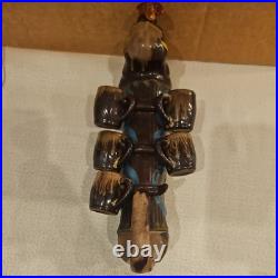 VTG 1950s Barware Artmark Japan Ceramic Dachshund Dog Decanter, 5 Shot Glasses