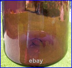 VTG 1960's Blenko Art Glass Amethyst Purple Decanter 920 L with Stopper 23 1/4