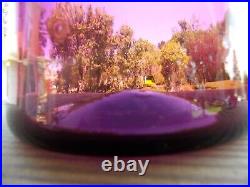 VTG 1960's Blenko Art Glass Amethyst Purple Decanter 920 L with Stopper 23 1/4