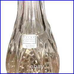 VTG 24% Crystal Decanter 16 Inch Tall With Pineapple Stopper Fifth Avenue Poland