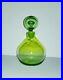 VTG-BLENKO-DECANTER-636S-HUSTED-Green-Art-glass-Bottle-Mid-century-mod-01-rni
