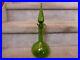 VTG-Blenko-Glass-37-Green-Glass-Decanter-Genie-Bottle-Teardrop-Stopper-14-5-01-uby