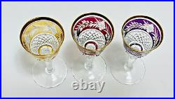 VTG Ebeling & Reuss Marchioness Bohemian Crystal Wine Decanter & 3 Cordials