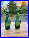 VTG-Empoli-Decanter-Set-Cat-Dog-Italian-Emerald-Green-Glass-Bottle-9-Tall-01-xh