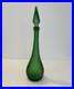 VTG-Empoli-Verde-Genie-Bottle-Diamond-Hobnail-MCM-Italian-Glass-Decanter-01-sixv