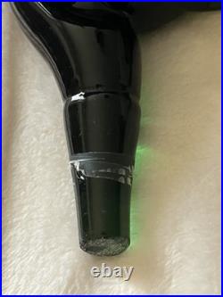 VTG MCM Italian Art Green Glass Empoli Verde 14 Tall Hand Blown Duck Decanter