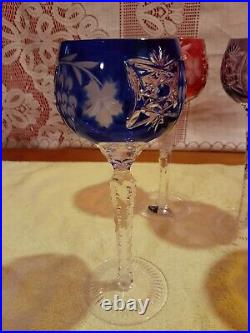 VTG Nachtmann Decanter & 6 Crystal Clear Wine Glass Goblets