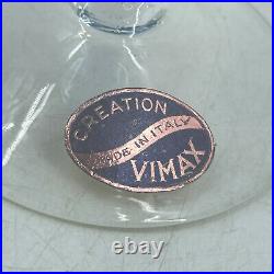 VTG VIMAX 5 Pc Decanter Set Hand Blown Art Glass Italy Murano Cordial Barware