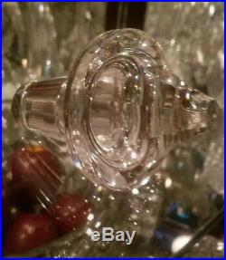 VTG Waterford Crystal 12-3/4 Wine Decanter Maeve Cut Pattern FREE SHIP limited