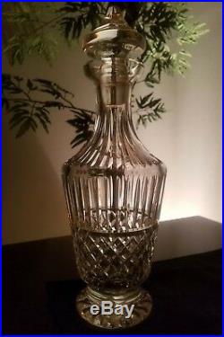VTG Waterford Crystal 12-3/4 Wine Decanter Maeve Cut Pattern FREE SHIP limited