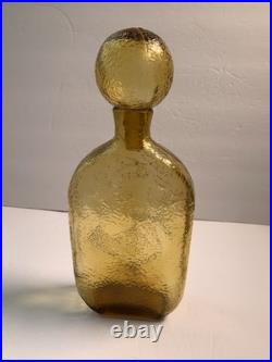 VTG Wayne Husted For Stelvia Italy Bird Of Peace Decanter Empoli MCM Bottle