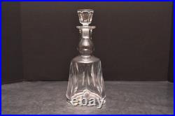 Vintage 11.75 St Louis France Crystal Glass Decanter with Stopper JERSEY Pattern