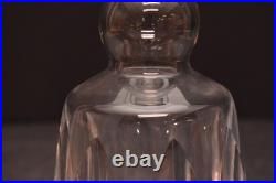Vintage 11.75 St Louis France Crystal Glass Decanter with Stopper JERSEY Pattern