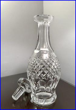 Vintage 13 Waterford Irish Crystal Colleen Wine Decanter Stopper Spirit Brandy