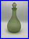 Vintage-1930-s-Frigidaire-Green-Vaseline-Glass-Decanter-With-Stopper-GLOWS-RARE-01-yl