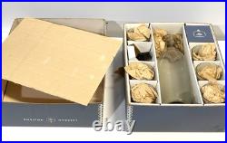 Vintage 1950s Mid Century Leerdam Glass Decanter Barware Set Never Used MIB Vintage 1950s Mid Century Leerdam Glass Decanter Barware Set Never Used MIB