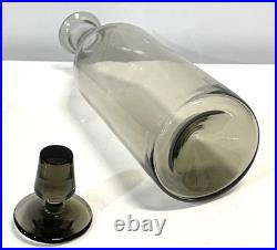 Vintage 1950s Mid Century Leerdam Glass Decanter Barware Set Never Used MIB