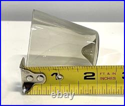 Vintage 1950s Mid Century Leerdam Glass Decanter Barware Set Never Used MIB