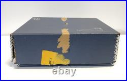 Vintage 1950s Mid Century Leerdam Glass Decanter Barware Set Never Used MIB Vintage 1950s Mid Century Leerdam Glass Decanter Barware Set Never Used MIB