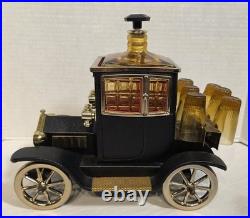 Vintage 1960's Ford Model T 1915 Liquor Decanter Japan Music Box with Shot Glasses