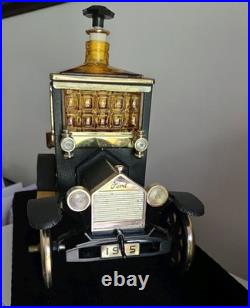 Vintage 1960's Ford Model T 1915 Liquor Decanter Japan Music Box with Shot Glasses